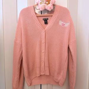 Hot Topic Kawaii pink Cardigan (S/M)
